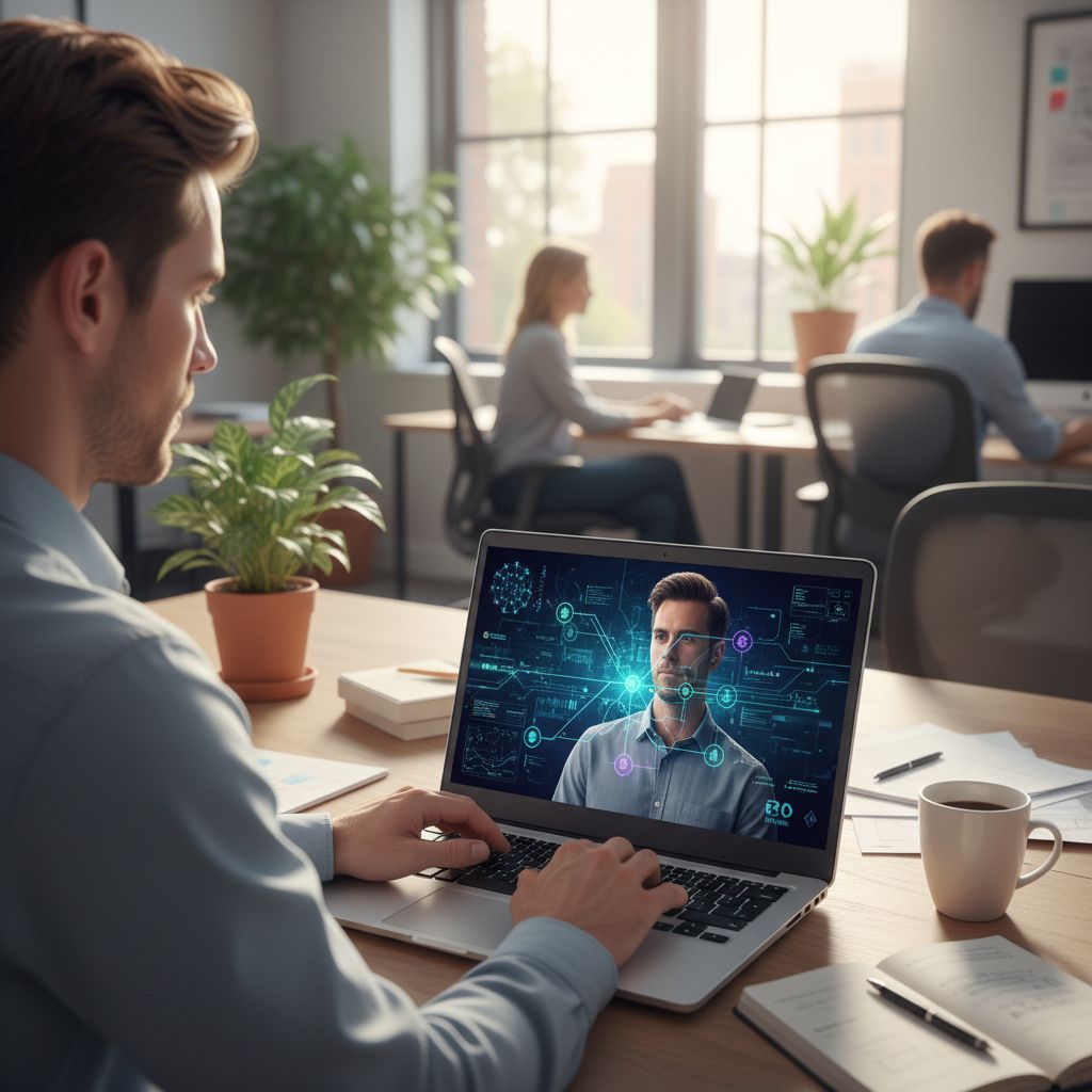 Data scientist trabajando con visualización de redes neuronales