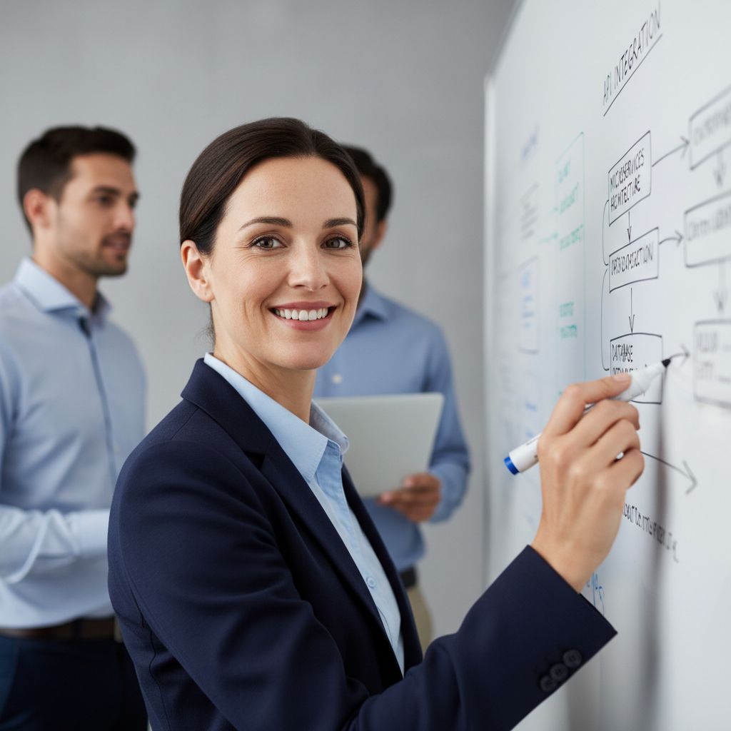 Equipo colaborando en soluciones de programación